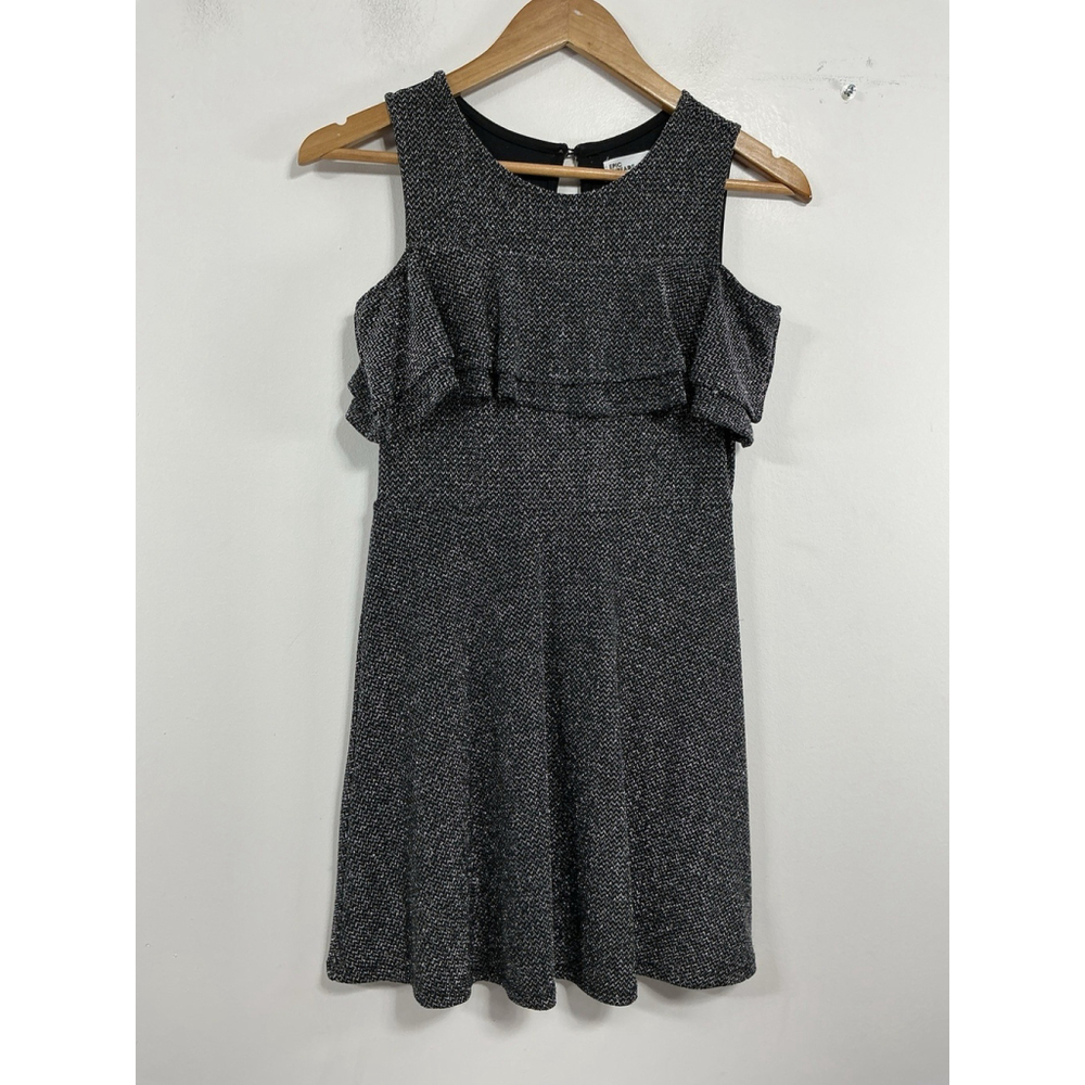 Girls Epic Threads Pullover Mini Fit & Flare Dress Large Black Ruffles